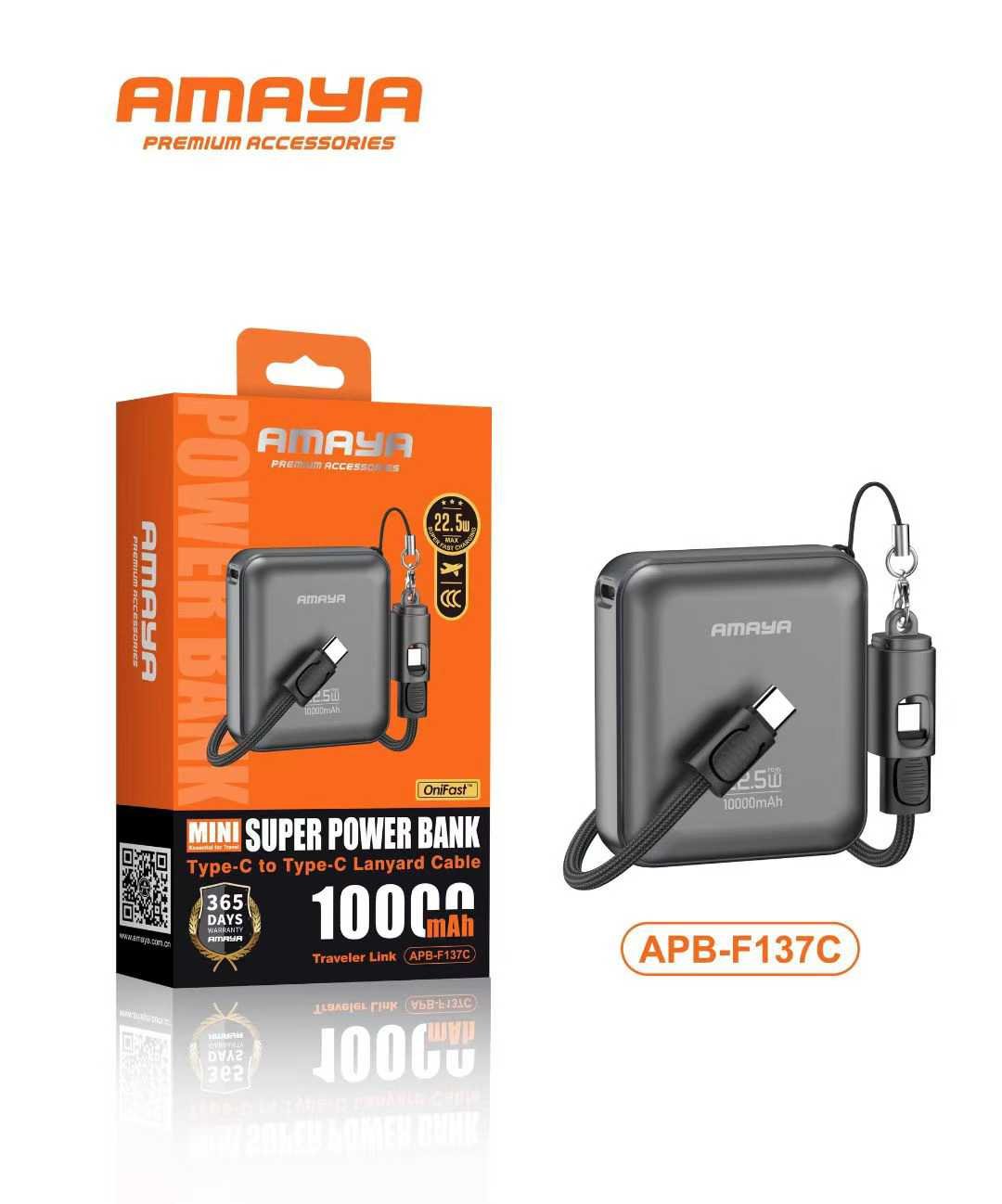 AMAYA APB-F137C 10000mAh Power Bank