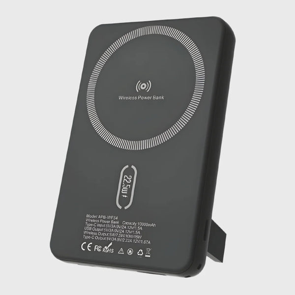 Amaya APB-WF54 Magnetic Wireless Power Bank 10000mAh – 22.5W Fast Charging Power Bank Pakistan | MMZ Official Store