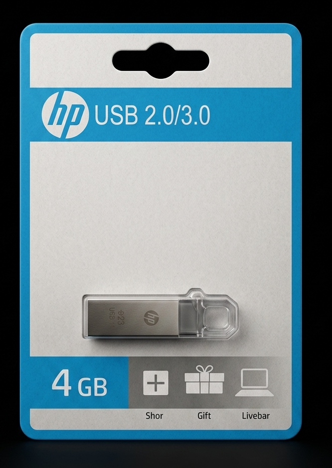 HP USB 2.0/3.0 Flash Drive - 64GB