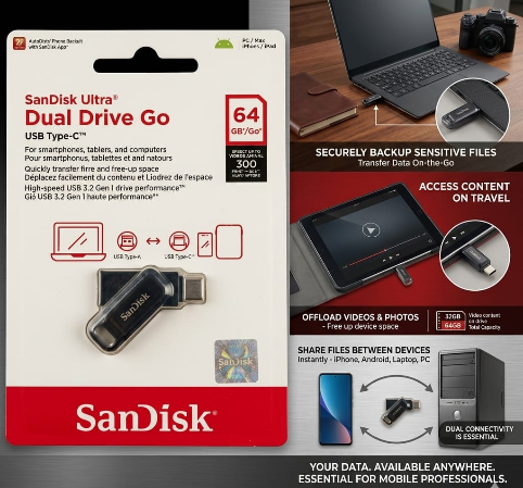 SanDisk Ultra Dual Drive Go USB Type-C 128GB