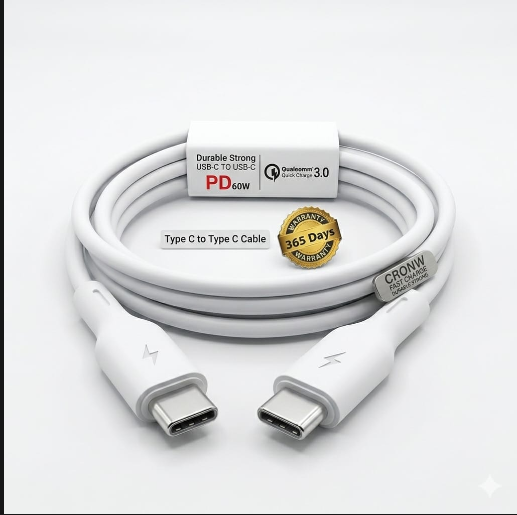 CROWN TYPE-C TO TYPE-C DATA CABLE