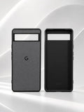Luxury Genuine Leather Case for Google Pixel 6a with Logo
