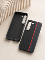 Samsung Galaxy S23 5G Case Carbon Fiber Fiber Matte Shockproof Cover
