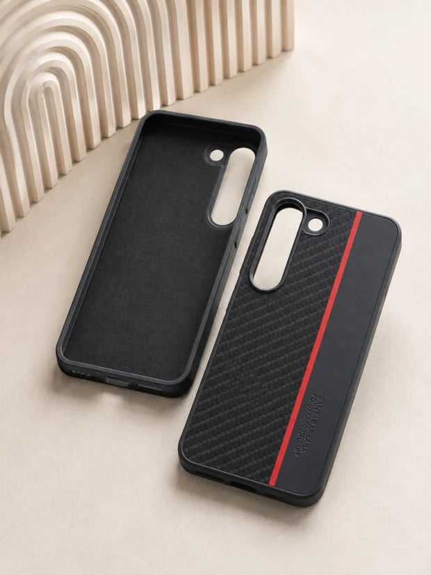 Samsung Galaxy S23 5G Case Carbon Fiber Fiber Matte Shockproof Cover