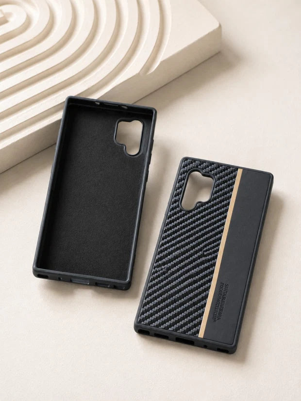Samsung Galaxy S10 Plus Case Carbon Fiber Fiber Matte Shockproof Cover