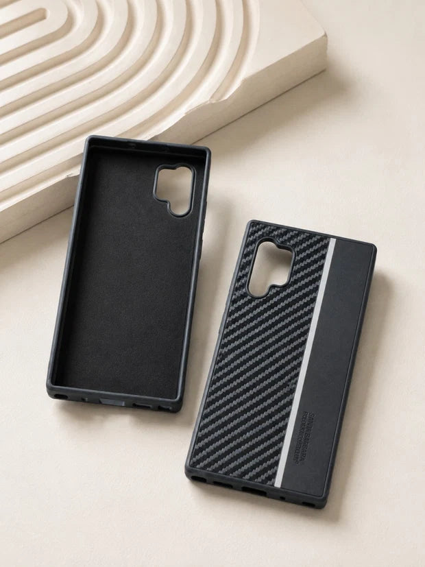 Samsung Galaxy S10 Plus Case Carbon Fiber Fiber Matte Shockproof Cover