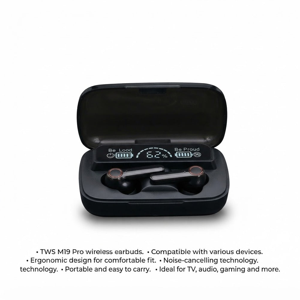 TWS M19 Pro V5.3 Wireless Earbuds