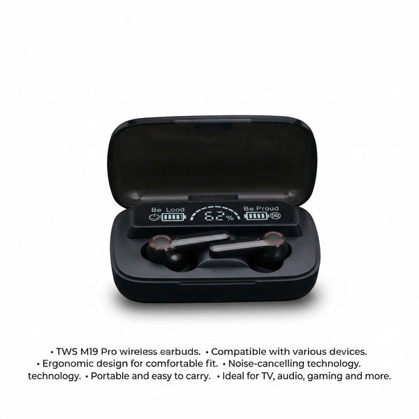 TWS M19 Pro V5.3 Wireless Earbuds