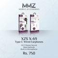 XZS X-69 Type-C Wired Earphones