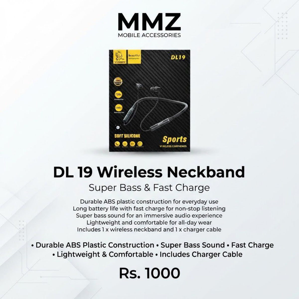 DL 19 Wireless Neckband