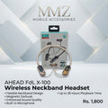 AHEAD FdL X-100 Wireless Neckband Headset